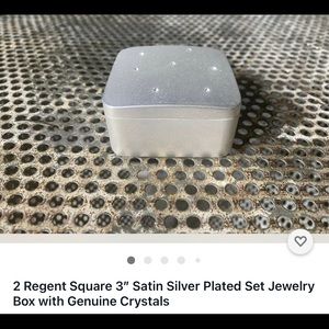 Two new VTG Regent Square Satin Silver Plated